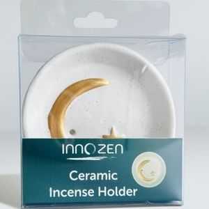 Innozen Moon and Star Ceramic Incense Holder